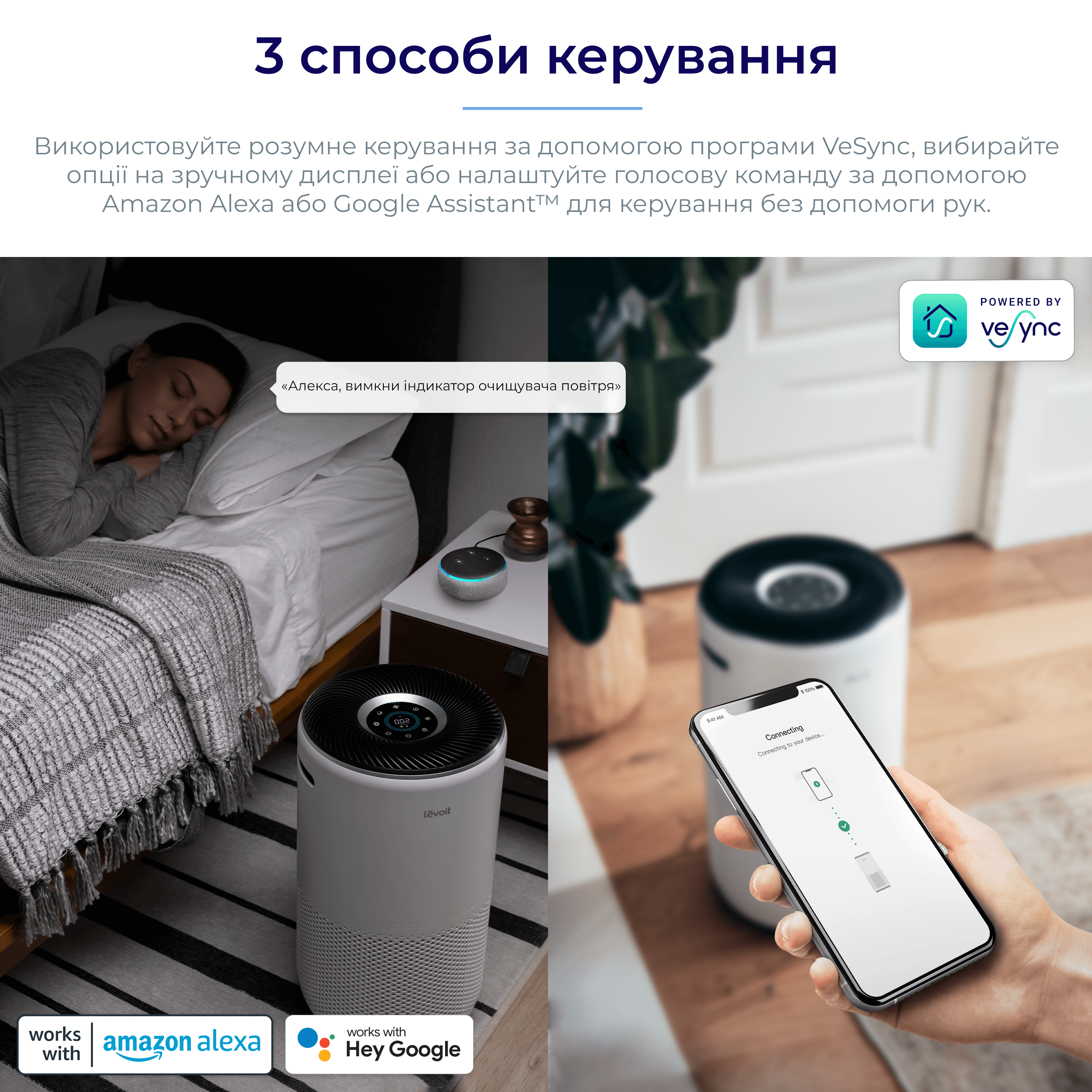 Очищувач повітря Levoit CORE 400S Smart