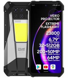 Протиударний cмартфон iHunt Tank 3 PRO – 32/512 Гб, 23800мАг