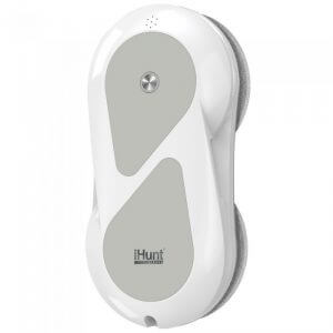 Робот для миття вікон iHunt Smart Window 5 PRO Twin Spray White, дистанційне керування, потужність 5600 Па, подвійне розпилення води, резервуар для води