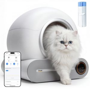 Автоматичний туалет розумний лоток для котів iHunt Smart Cat Litter V1, Wi-Fi, сенсор руху, мобільний додаток, іонізація, змінні мішки
