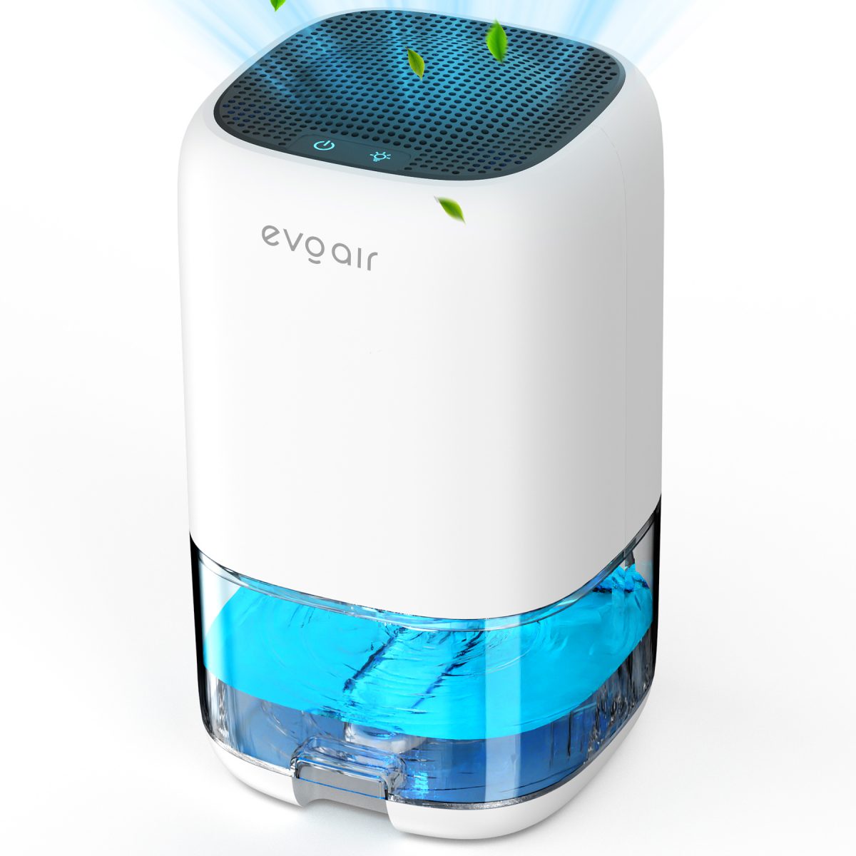 Осушувач повітря Evoair HUMIX300, 300 мл/24 год, безшумний, підсвічування 7 кольорів, резервуар 1 л, білий