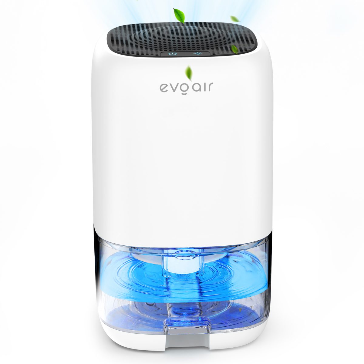 Осушувач повітря Evoair HUMIX300, 300 мл/24 год, безшумний, підсвічування 7 кольорів, резервуар 1 л, білий