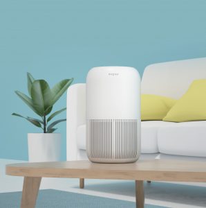 Очисник повітря Evoair YuvoSpin з УФ-C лампою, True HEPA фільтром, 4 швидкості, нічний режим, білий