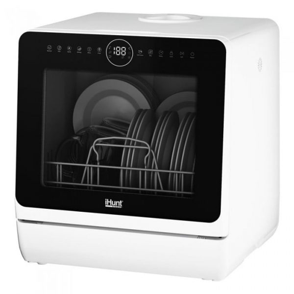 Посудомийна машина компактна iHunt Bro Dishwasher Xpert, 6 програм, 5 л резервуар, 950 Вт, сушка