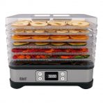 Дегідратор для фруктів, овочів та м’яса iHunt Bro 3-в-1, 250 Вт, 5 лотків, нержавіюча сталь