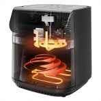 Аерофритюрниця iHunt BRO Air Fryer II Ultra 9L з подвійним нагріванням (верхній + нижній)