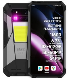 Протиударний телефон iHunt Tank 4 PRO – 512 ГБ / 32 ГБ, захищений корпус IP68/IP69K, акумулятор 11000 мА·г, 4G, NFC, Android