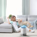 Очисник повітря Evoair Nuvia, 3-в-1 фільтр True HEPA, активоване вугілля, 3 швидкості, нічний режим, ароматерапія