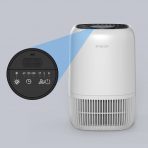 Очисник повітря Evoair Nuvia, 3-в-1 фільтр True HEPA, активоване вугілля, 3 швидкості, нічний режим, ароматерапія
