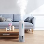 Зволожувач повітря Evoair Umio, УФ-лампа, індикатор вологості, розпилювач, ароматерапія, пульт дистанційного керування, білий