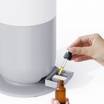 Зволожувач повітря Evoair Umio, УФ-лампа, індикатор вологості, розпилювач, ароматерапія, пульт дистанційного керування, білий