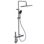 Розумний душовий комплект iHunt MZ130GR — LED-дисплей, цифрове керування, 4 режими потоку, регулювання температури, сенсорна панель