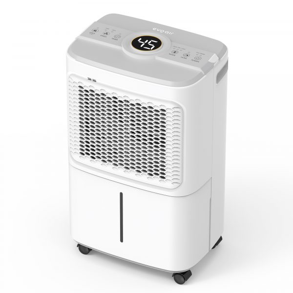 Осушувач повітря Evoair Dryora 12, 12 л/добу, датчик вологості, сушіння білизни, резервуар 1,6 л