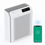 Очисник повітря Evoair HOMI P300 – CADR 300 м³/год, Wi-Fi, 3-ступенева фільтрація True HEPA H13 + вугілля, УФ-лампа, іонізація