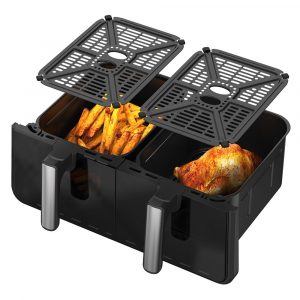 Аерофритюрниця iHunt Bro Dual 10L з подвійною зоною, 2200 Вт, сенсорне керування