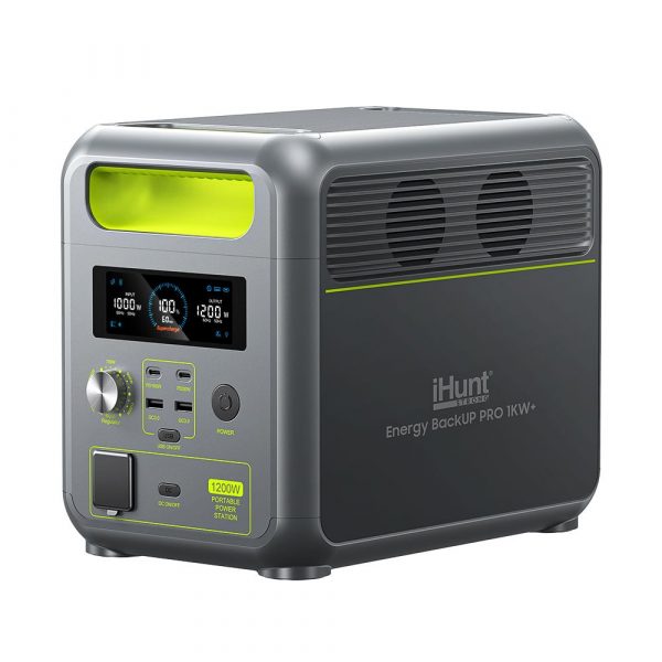 Електростанція iHunt Energy BackUp PRO 1KW+ — 1024 Wh, 1200 W, чиста синусоїда, UPS