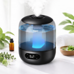 Зволожувач повітря Dreo 306 3 л, 250 мл/год, гігростат, до 30 год автономної роботи, чорний