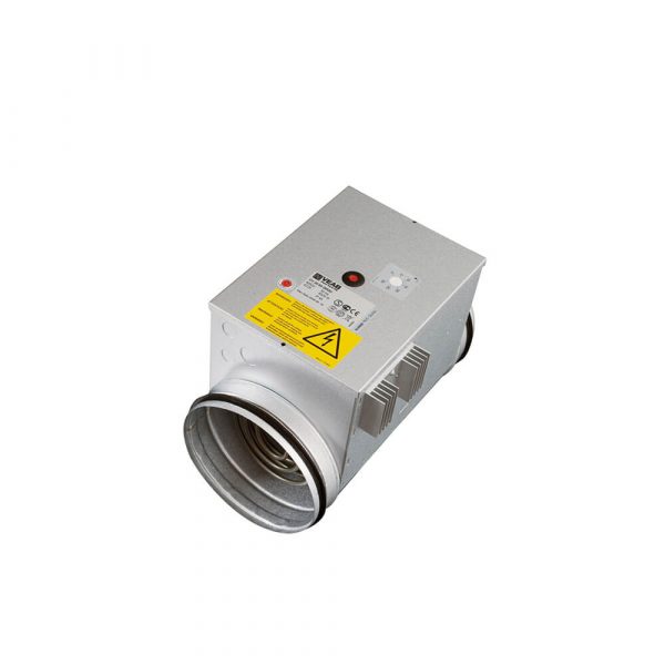 Канальний нагрівач Dantherm PTR HCH8 1800W (перед/після нагрів), для вентиляції, монтаж у повітропровід