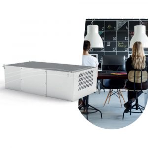 Припливно‑витяжна установка Helty Flow 600 Steel, 250–600 м³/год, ККД 82 %, 35–55 dB(A)