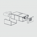 Припливно‑витяжна установка Helty Flow 600 Steel, 250–600 м³/год, ККД 82 %, 35–55 dB(A)