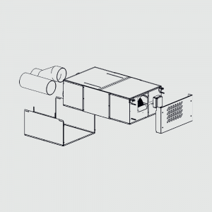 Припливно‑витяжна установка Helty Flow 600 Steel, 250–600 м³/год, ККД 82 %, 35–55 dB(A)