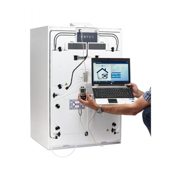 Припливно‑витяжна установка Dantherm HCV 460 PRO E1 (ентальпійний теплообмінник), до 360 м³/год, з рекуперацією тепла та вологості, для дому