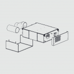Припливно-витяжна установка Helty Flow 800 — 43–64 dB(A), ККД 80%, 300–800 м³/год, для приміщень до 360 м²